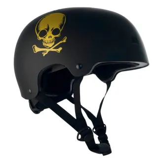 Kask Freestyle NKX Brain Saver, czarno-złoty Kask Freestyle NKX Brain Saver, czarno-złoty