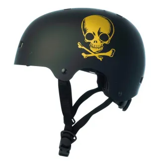 Kask Freestyle NKX Brain Saver, czarno-złoty Kask Freestyle NKX Brain Saver, czarno-złoty