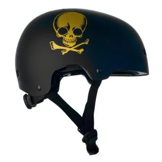 Kask Freestyle NKX Brain Saver, czarno-złoty Kask Freestyle NKX Brain Saver, czarno-złoty