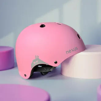 Kask dziecięcy SKITT NEXUS Edition, różowy