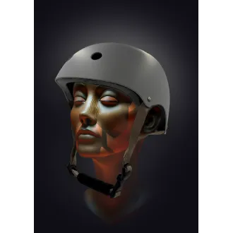 Kask dziecięcy SKITT NEXUS Edition, chłodny szary