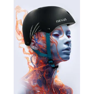 Kask SKITT Freestyle NEXUS Edition, antracytowy potwór