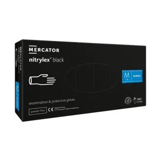 NITRYLEX BLACK - Rękawice nitrylowe (bezpudrowe) czarne, 100 szt.