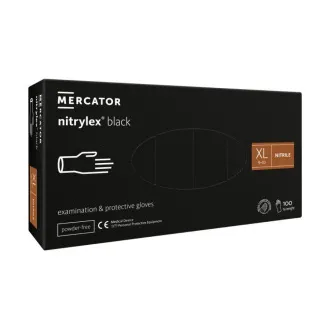 NITRYLEX BLACK - Rękawice nitrylowe (bezpudrowe) czarne, 100 szt.