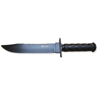 Nóż taktyczny MILITARY FINKA SURVIVAL 35 cm czarny/srebrny Nóż taktyczny MILITARY FINKA SURVIVAL 35 cm czarny/srebrny