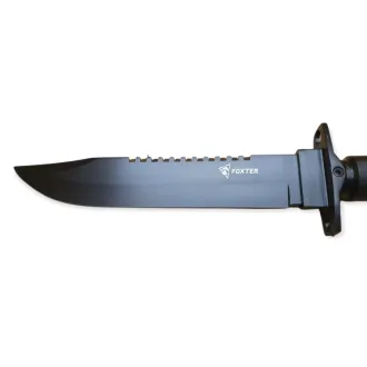 Nóż taktyczny MILITARY FINKA SURVIVAL 35 cm czarny/srebrny Nóż taktyczny MILITARY FINKA SURVIVAL 35 cm czarny/srebrny