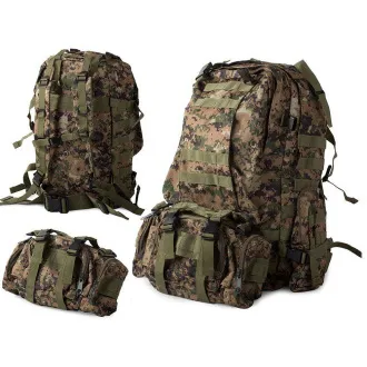 Plecak w kamuflażu Lynx, kamuflaż wojskowy - 48,5 l Plecak w kamuflażu Lynx, kamuflaż wojskowy - 48,5 l