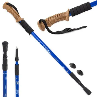 Kije trekkingowe Nordic Walking z ergonomiczną korkową rączką, 135 cm, 2 szt. Kije trekkingowe Nordic Walking z ergonomiczną korkową rączką, 135 cm, 2 szt.