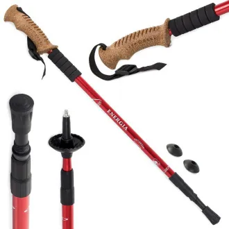 Kije trekkingowe Nordic Walking z ergonomiczną korkową rączką, 135 cm, 2 szt. Kije trekkingowe Nordic Walking z ergonomiczną korkową rączką, 135 cm, 2 szt.