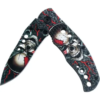 Składany nóż taktyczny SKULL 20 cm Składany nóż taktyczny SKULL 20 cm
