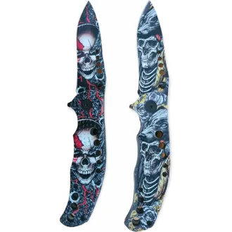 Składany nóż taktyczny SKULL 20 cm Składany nóż taktyczny SKULL 20 cm
