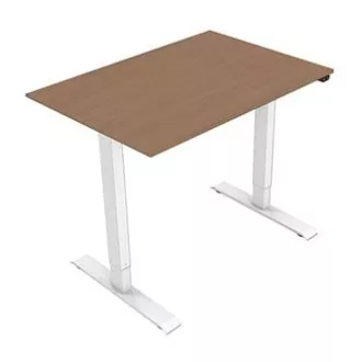 Stół roboczy z elektrycznie regulowaną wysokością 75x140cm, biały, ergo Stół roboczy z elektrycznie regulowaną wysokością 75x140cm, biały, ergo
