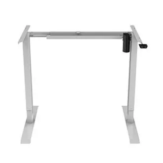 Stół roboczy z elektrycznie regulowaną wysokością 75x140cm, szary, ergo