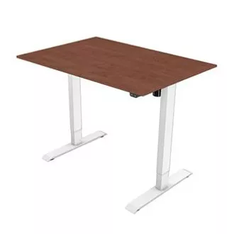 Stół roboczy z elektrycznie regulowaną wysokością 75x120cm, biały, ergo