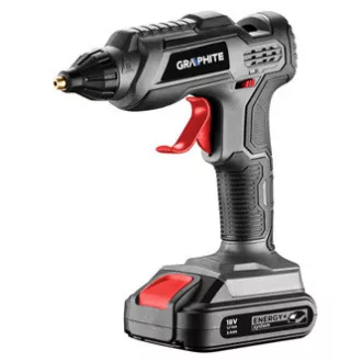 Pistolet do topienia ENERGY 200W, Graphite 58G040, maksymalna temperatura 210c, czarny Pistolet do topienia ENERGY 200W, Graphite 58G040, maksymalna temperatura 210c, czarny