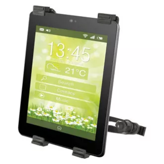 Uchwyt na tablet do podłokietnika Defender, samochodowy, CH-223, czarny, plastikowy, 1 kg, miękkie uchwyty boczne, czarny, tablet