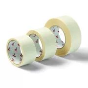 Taśma klejąca, TWIN TAPE COTTON, dwustronna, Schuller Eh,klar, mleczna, 50mm, 25m