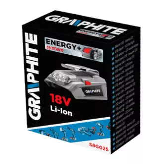 Ładowarka USB i latarka, 18 V, Energy , grafitowa