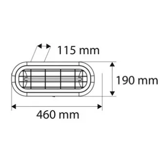 Promiennik podczerwieni NEO TOOLS 90-032, 2000W, IP55, Bursztynowa lampa o niskim współczynniku olśnienia, do ogrzewania podłóg i powierzchni w magazynach i na placach budowy