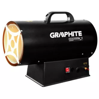 Nagrzewnica gazowa Graphite 58GE101, 3000W, do ogrzewania podłóg i powierzchni magazynów i placów budowy, NA SPRZEDAŻ