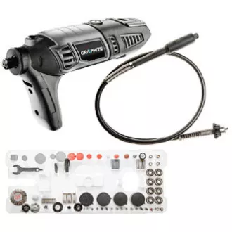 Miniszlifierka 59G019, elektryczna (kabel), 230V, 190 różnych narzędzi, grafitowa