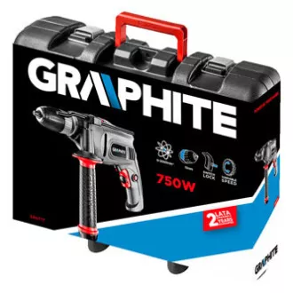 Wiertarka 58G726, elektryczna, 230V, 650W, z udarem, 3000 obr/min, grafitowa