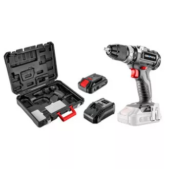 Wiertarko-wkrętarka, akumulatorowa, 58G019-SET1, wiertarko-wkrętarka/akumulator/ładowarka/gniazdo, 18 V, 4-częściowa, grafitowa Wiertarko-wkrętarka, akumulatorowa, 58G019-SET1, wiertarko-wkrętarka/akumulator/ładowarka/gniazdo, 18 V, 4-częściowa, grafitowa