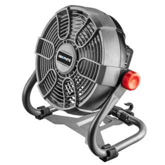 Wentylator 58G080, akumulator, 18 V, zasilanie sieciowe lub akumulatorowe, grafitowy