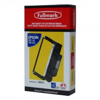 Kompatybilny z Fullmark. Taśma do kas fiskalnych, ERC 30, ERC 34, czarna, do Epson TM-270, TM-300 Kompatybilny z Fullmark. Taśma do kas fiskalnych, ERC 30, ERC 34, czarna, do Epson TM-270, TM-300