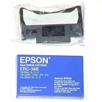 Oryginalna taśma do kas fiskalnych Epson, C43S015374, ERC 38, czarna, Epson TM-300, U 375, U 210, U 220