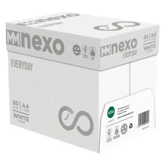 Papier kserograficzny MMnexo, Everyday A4, 80 g/m2, biały, 500 arkuszy, odpowiedni do drukarek atramentowych i laserowych Papier kserograficzny MMnexo, Everyday A4, 80 g/m2, biały, 500 arkuszy, odpowiedni do drukarek atramentowych i laserowych