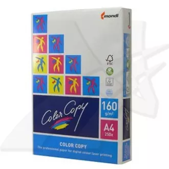 Papier kserograficzny kopia kolor, A4, 160 g/m2, biały, 250 arkuszy, specjalny do kolorowego druku laserowego