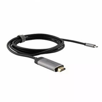 Koncentrator USB (3.1) 1-portowy, 49144, szary, długość kabla 1,5 m, Verbatim, adapter USB C do HDMI