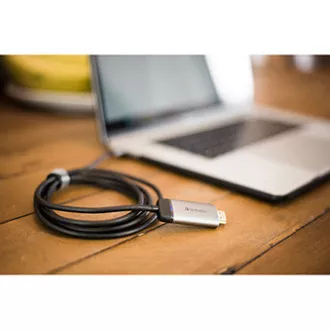 Koncentrator USB (3.1) 1-portowy, 49144, szary, długość kabla 1,5 m, Verbatim, adapter USB C do HDMI