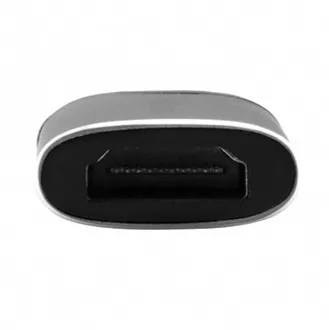 Koncentrator USB (3.1) 1-portowy, 49143, szary, długość kabla 10 cm, Verbatim, 1x HDMI