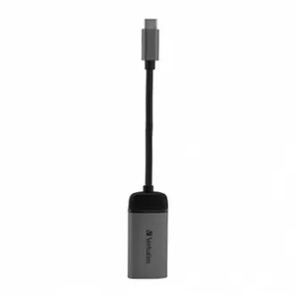 Koncentrator USB (3.1) 1-portowy, 49143, szary, długość kabla 10 cm, Verbatim, 1x HDMI