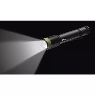 Latarka LED, 2xAA, metalowa, czarna, 150lm, C33