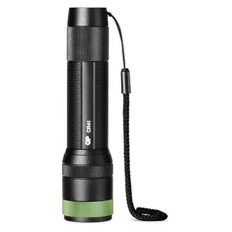 Latarka LED, Li-Ion 3,7V/2500mAh, metalowa, czarna, 650lm, CR41