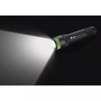 Latarka LED, Li-Ion 3,7V/2500mAh, metalowa, czarna, 650lm, CR41