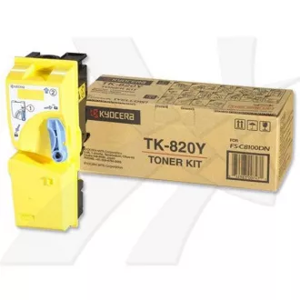 Kyocera TK-820 (TK820Y) - toner, yellow (żółty)