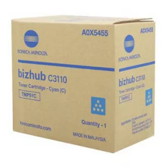 Konica Minolta TNP-51 (A0X5455) - toner, cyan