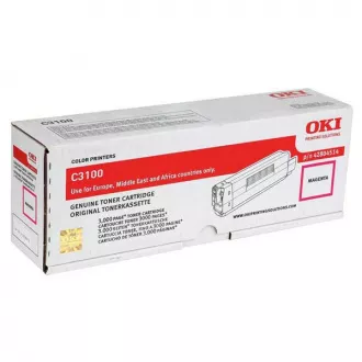 Oki C3100 (42804514) - toner, magenta