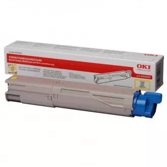 Oki C3300n (43459329) - toner, yellow (żółty)