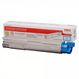 Oki 3520 (43459371) - toner, cyan