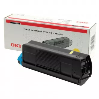 Oki C5100 (42127405) - toner, yellow (żółty) Oki C5100 (42127405) - toner, yellow (żółty)