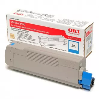 Oki 5550 (43324423) - toner, cyan
