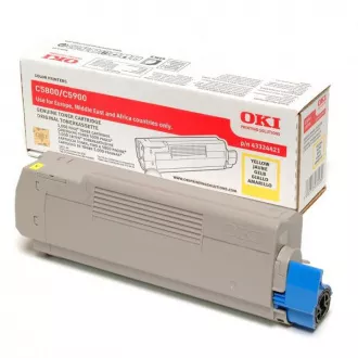 Oki 5550 (43324421) - toner, yellow (żółty) Oki 5550 (43324421) - toner, yellow (żółty)