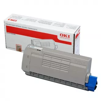 Oki 44318657 - toner, white (biały)