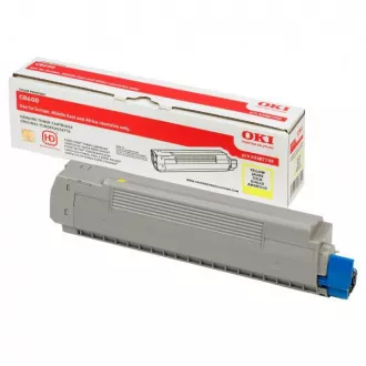 Oki C8600 (43487709) - toner, yellow (żółty)