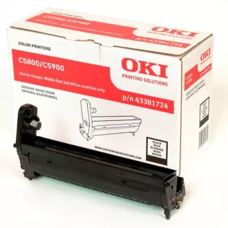 Oki 43381724 - bęben, black (czarny)